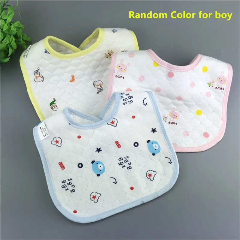 Детские нагрудники Водонепроницаемая бандана детские нагрудники для мальчиков и девочек одежда для малышей полотенце продукта банданы - Цвет: Boy random color