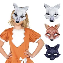 Хэллоуин дамы лисы маска праздничная одежда Декор Бар ночной клуб Маска Половина лица костюм маска фестиваль ободок для вечеринки костюм