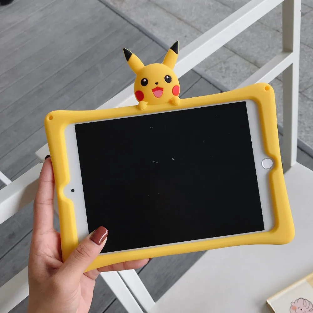 Супер милый детский чехол для iPad 9,7 модель A1822 A1823 A1893 чехол s противоударный мягкий силиконовый ПК подставка чехол+ ремень