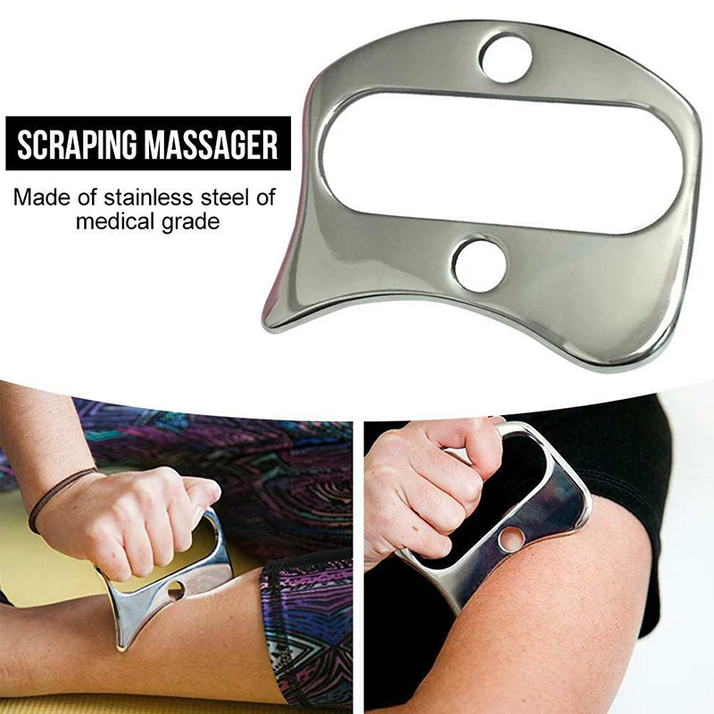 

Stainless Steel Myofascial Release Scraping Board Tool Muscles Massager BV789