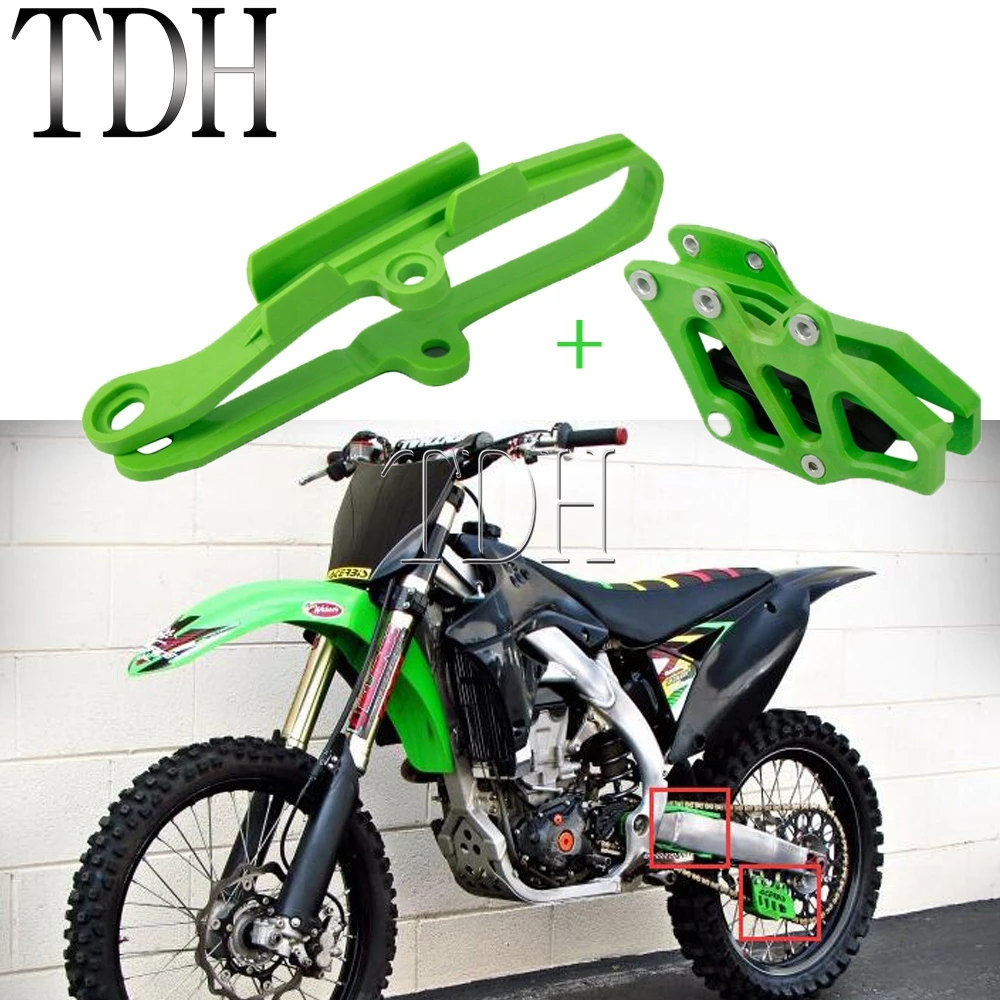 Мотоциклетная цепь направляющая слайдер маятник и защита для Kawasaki KX250F KX450F 2009-2016