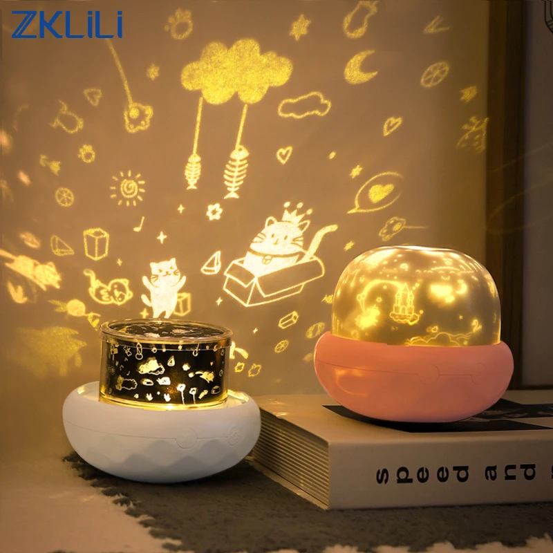 

Mushroom projection lamp LED Night Light Projector Planetarium Children's Bedroom Night Lamp Ocean Projection Light Kids Gift