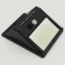 40LED человека реагирующая на движение на стенная солнечна лампа двойная панель три режима пейзаж двора лампы bi gua Дэн Треугольники