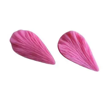 

Silicone Cake Mold Leaf Shape Fondant Silicone Sugar Resin Mould Craft Molds DIY Cake Decorating Baking Mold(Random Color)