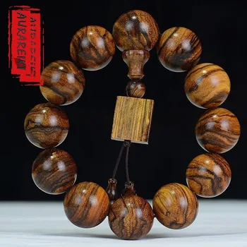 

Agar Natural Wooden Bracelets Rosary Yoga Buddhist Mala Wooden Beads Amulet Charm Beads Bracelet Mala Unisex