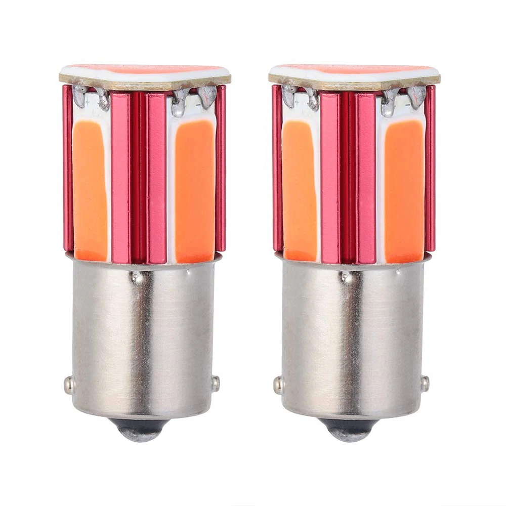 Указатель поворота Реверсивные огни стоп-сигнала 1156 1157 P21W COB 24SMD Светодиодный лампа для автомобиля Резервное копирование Хвост - Испускаемый цвет: 1156red