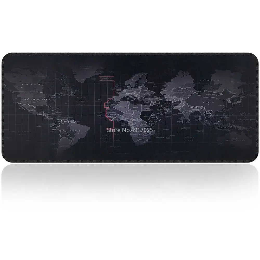 

computer Gamer Gaming Large mouse pad high quality extended non-slip rubber gaming mouse pad world map table mat for DOTA WOT