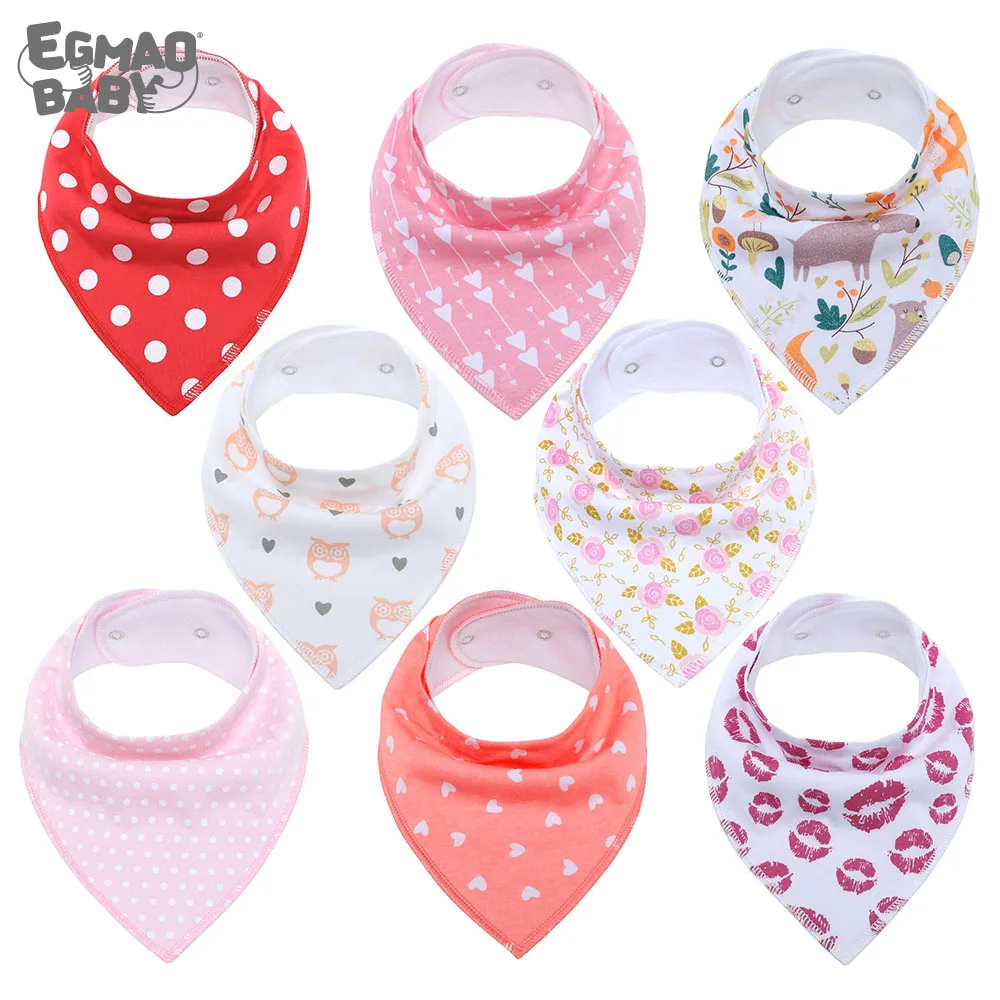 

Baby Bandana Drool Bibs Unisex 8-Pack Gift Set for Drooling and Teething Organic Cotton Soft and Absorbent Hypoallergenic Bibs