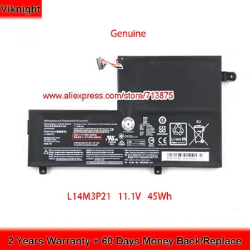 

Genuine 11.1V 45Wh L14M3P21 Battery for Lenovo Ideapad 500-14IBD Flex 4 1470 Yoga 500 510S-13IKB 3-1470 3-1570 510S-14 L14L3P21