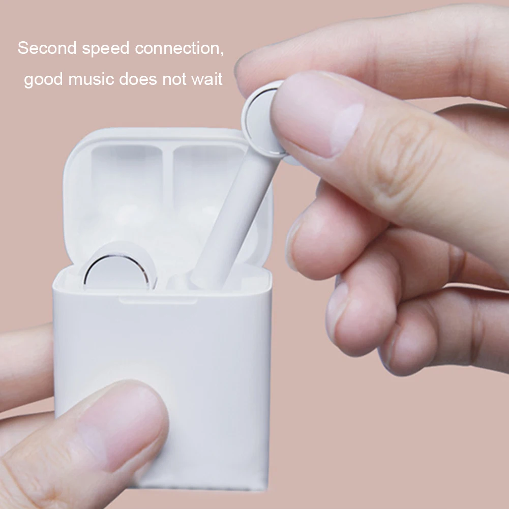 

Smart Touch Bilateral Sports HD Bluetooth Earphone In Ear Earbuds True Wireless Noise Cancelling Auto Pairing Portable