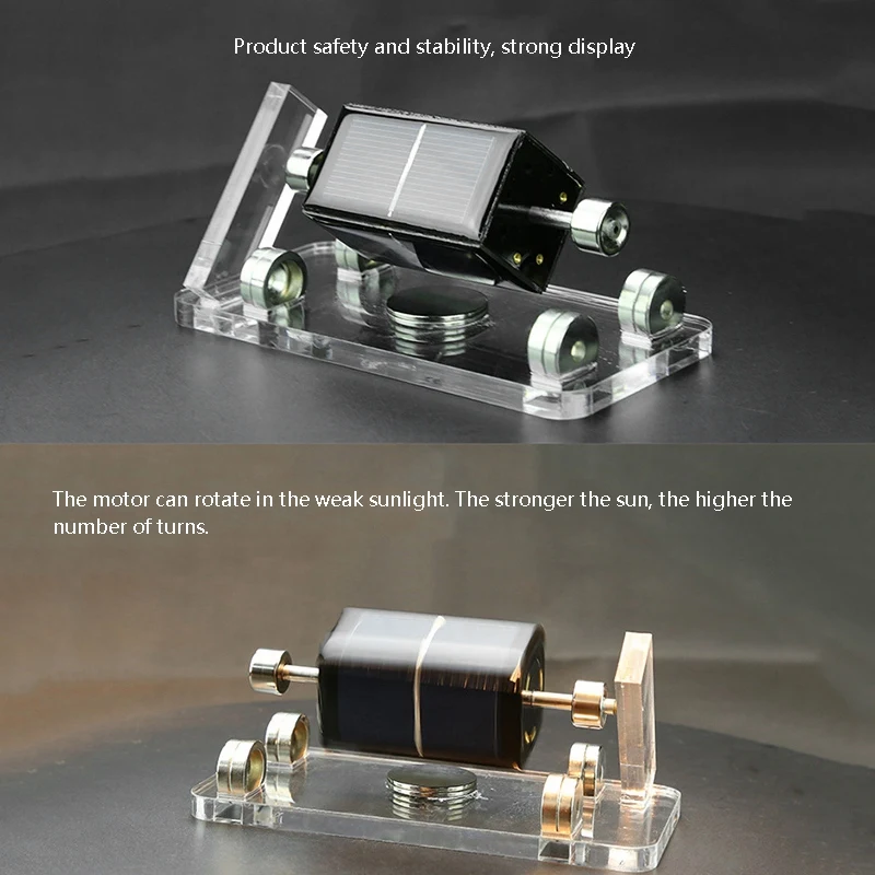 BMBY-Солнечный горизонтальный четырехсторонний Магнитный левитационный двигатель мендочино Двигатель Стирлинга образовательная модель
