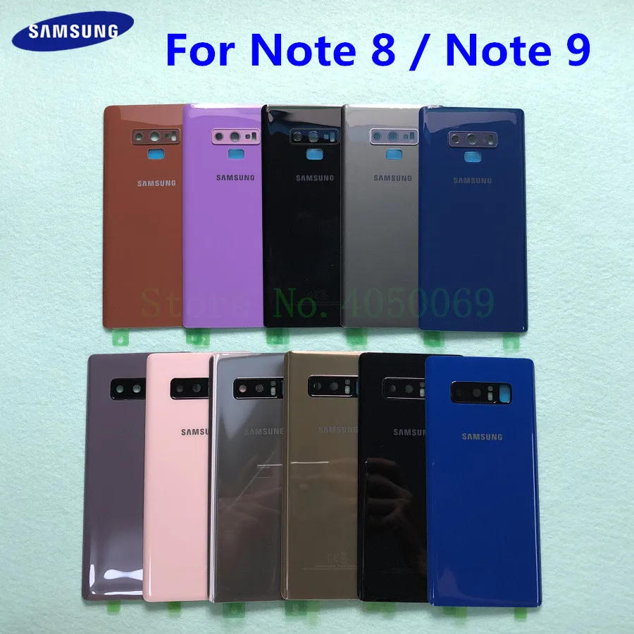 Чехол для ремонта корпуса SAMSUNG Galaxy Note 9 N960 задняя крышка из стекла 8 N950 дверь замена