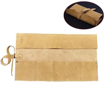 

New Bonsai Tools Storage Package Roll Bag Garden Repair Tool Pliers Scissors Genuine Leather Gardening Bag 390*250mm
