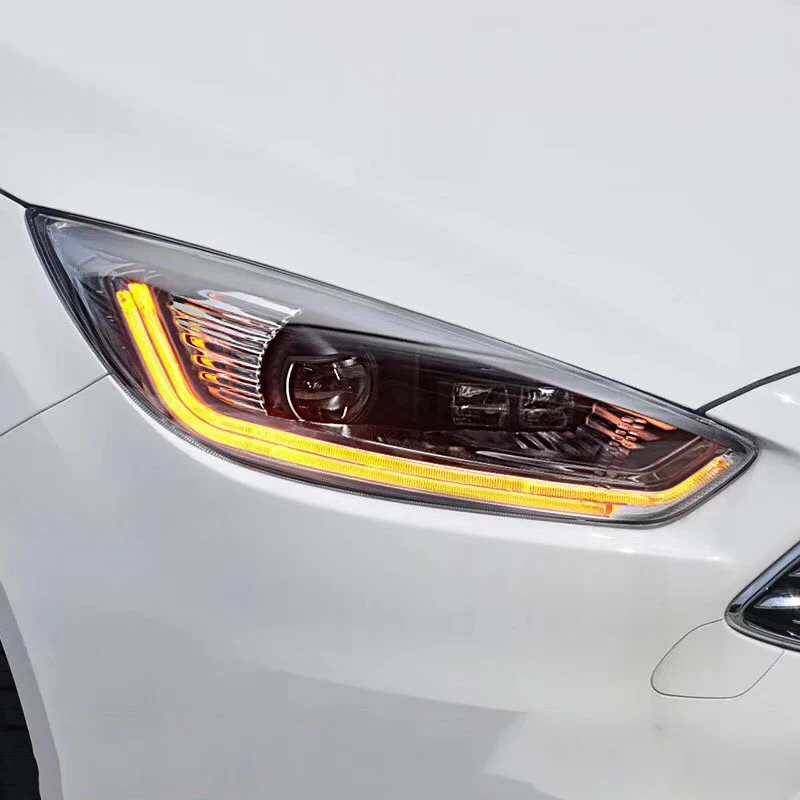 Автомобильный Стайлинг 1 комплект для Ford focus фары светодиодный DRL Противотуманные фары Дневные ходовые огни HID комплект
