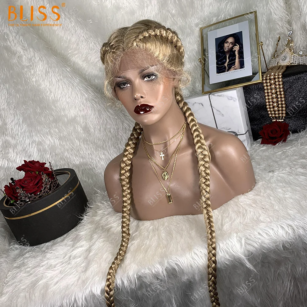 Парик из черных кос BLISS в афроамериканской коробке парик синтетических волос