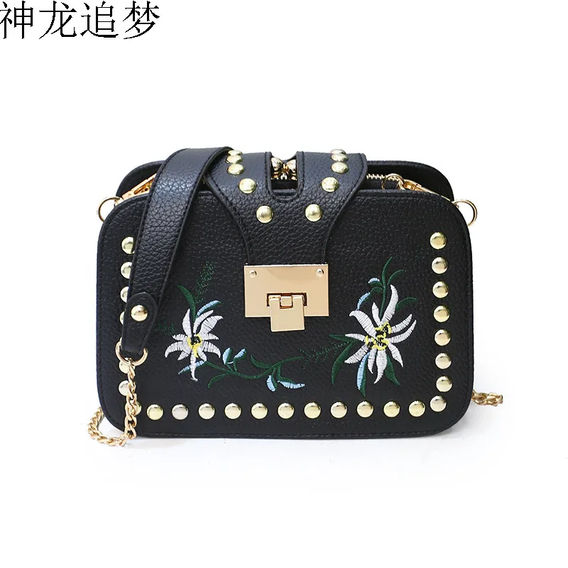 

Fashion Female Black Small Purse Crossbody Bags Women Messenger Bags Ladies Pu Leather Shoulder Bag Make Up Phone Chain