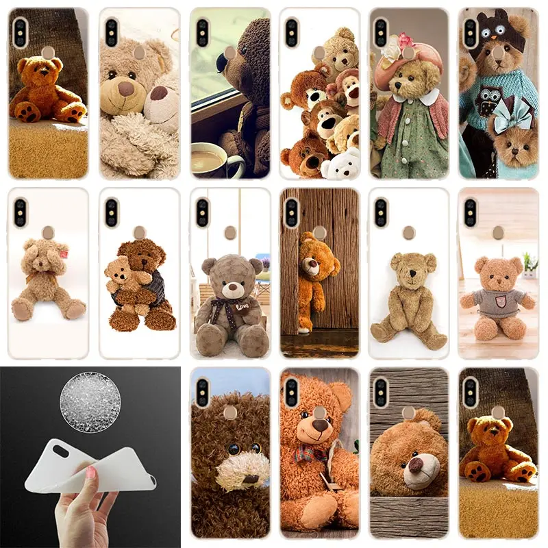 Милый плюшевый мишка мягкий чехол для Xiaomi Redmi Note 8 7 6 5 Pro 8a 6pro 6a s2 5a 4a 5plus y3 Coque Funda | Отзывы и видеообзор