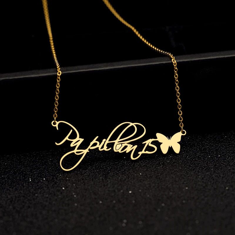 Pendant Necklace Stainless Steel Custom 