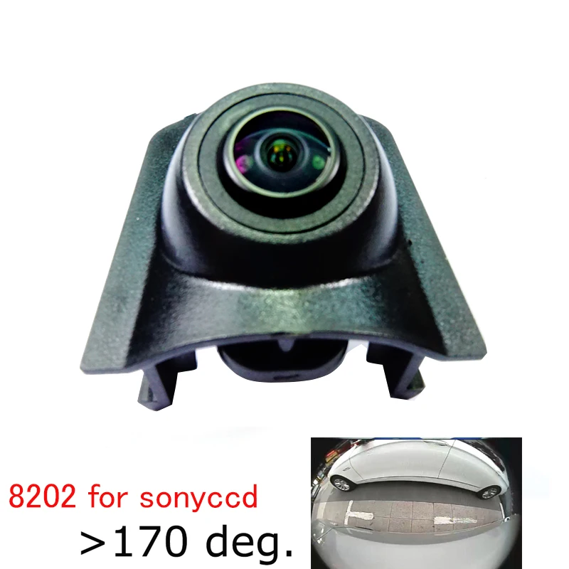 8202sonyccd 180deg 180deg CCD HD Автомобильная Передняя Марка Логотип камера для Lexus UX Lexus ES передняя решетка Камеры Передняя надежная камера широкий угол - Название цвета: 8202sonyccd 180deg