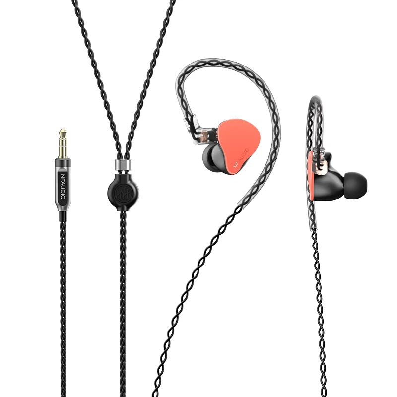 NFAudio NF2u 2 единицы Ноулз сбалансированная арматура в ухо монитор HiFi наушники