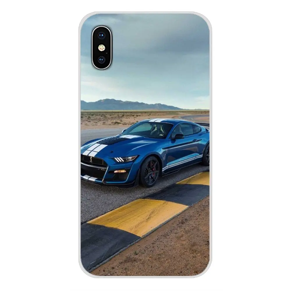 Для huawei G7 G8 P7 P8 P9 P10 P20 P30 Lite Mini Pro P Smart плюс роскошного автомобиля Ford Shelby Mustang дизайн, чехол для телефона