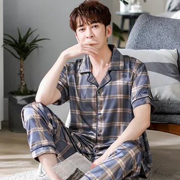 

Mens Pajama Shirt Nightwear For Men Men Night Wear Men Homewear 2751