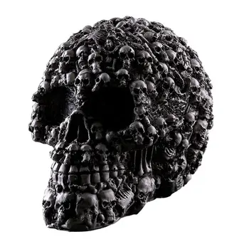 

Halloween Skull Model Interior Decoration Resin Skull Head Halloween Whole Person Mold Home Decor Skull Statue Craft