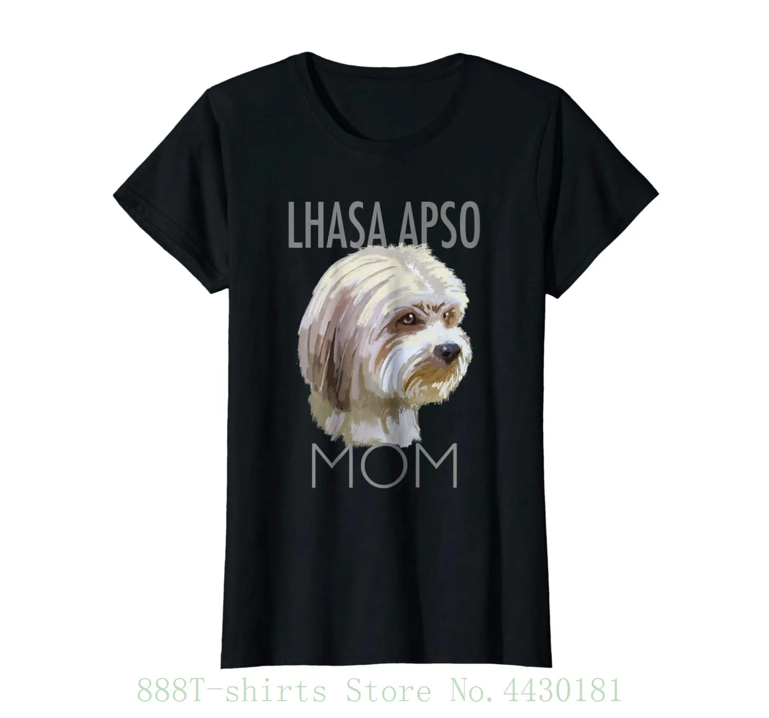 Lhasa Apso мама собака футболка женские Топы модный дизайн 100% Cotone S 2xl| |