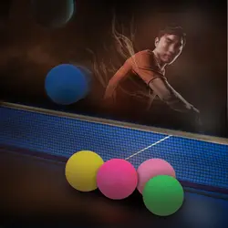 60 шт в одной упаковке Цветные мячи для пинг-понга 40 мм 2,4 г развлекательные мячи для настольного тенниса смешанные цвета для игры и