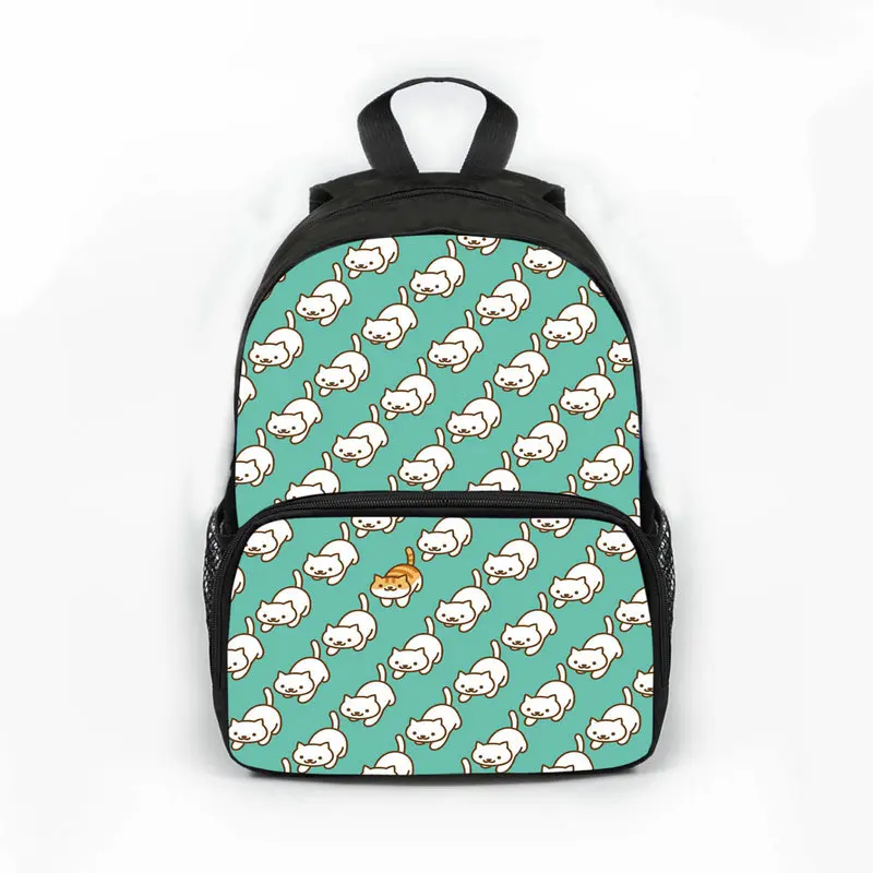 Pusheen Кошка печать рюкзак аниме кавайная сумка Школьный рюкзак нейлон Дорожные Рюкзаки Мультфильм Школьные сумки для девочек-подростков