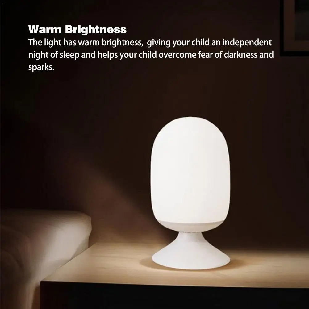 Питаемые через USB порт светодиодный 3D ночной Светильник инновационные экологически чистые кнопочный выключатель светодиодный настольная лампа белый светильник для Спальня прикроватная тумбочка