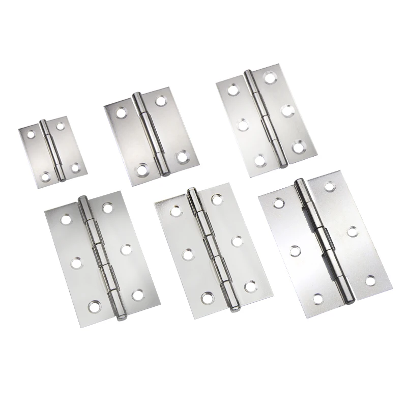Stainless Steel Flat Door Kitchen Cabinet Hinge Mount Kit Furniture Fittings Repair Kit Plate 10pcs/Lot