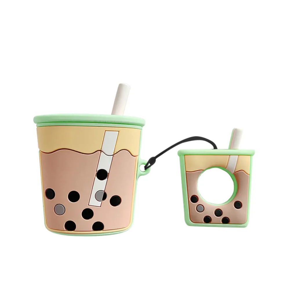 Чашка для молока и чая Airpod силиконовый защитный чехол для зарядки Airpod тема для напитков с кольцевой пряжкой AirPod аксессуары ударопрочный