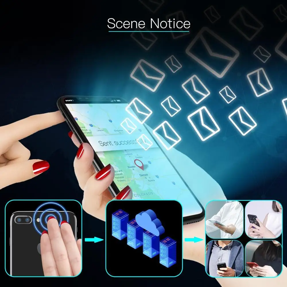 Jakcom N3 Smart Nail Flexible Chip Built in Skin-friendly Material Supports Virtual Call SOS Message Android IOS Available