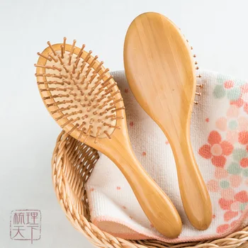 

Bamboo Handle Air Cushion Massage Comb Carbonated Bamboo Air Bag Hair Dressing Comb Household Hair Dressing Tangle Teezer