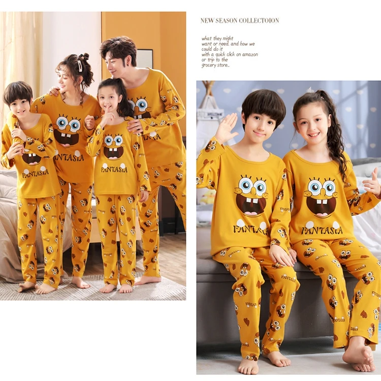 Рождественская одежда для семьи; Модный хлопковый семейный пижамный комплект для взрослых и детей; одежда с рисунком «Мама и я»; детская одежда для сна