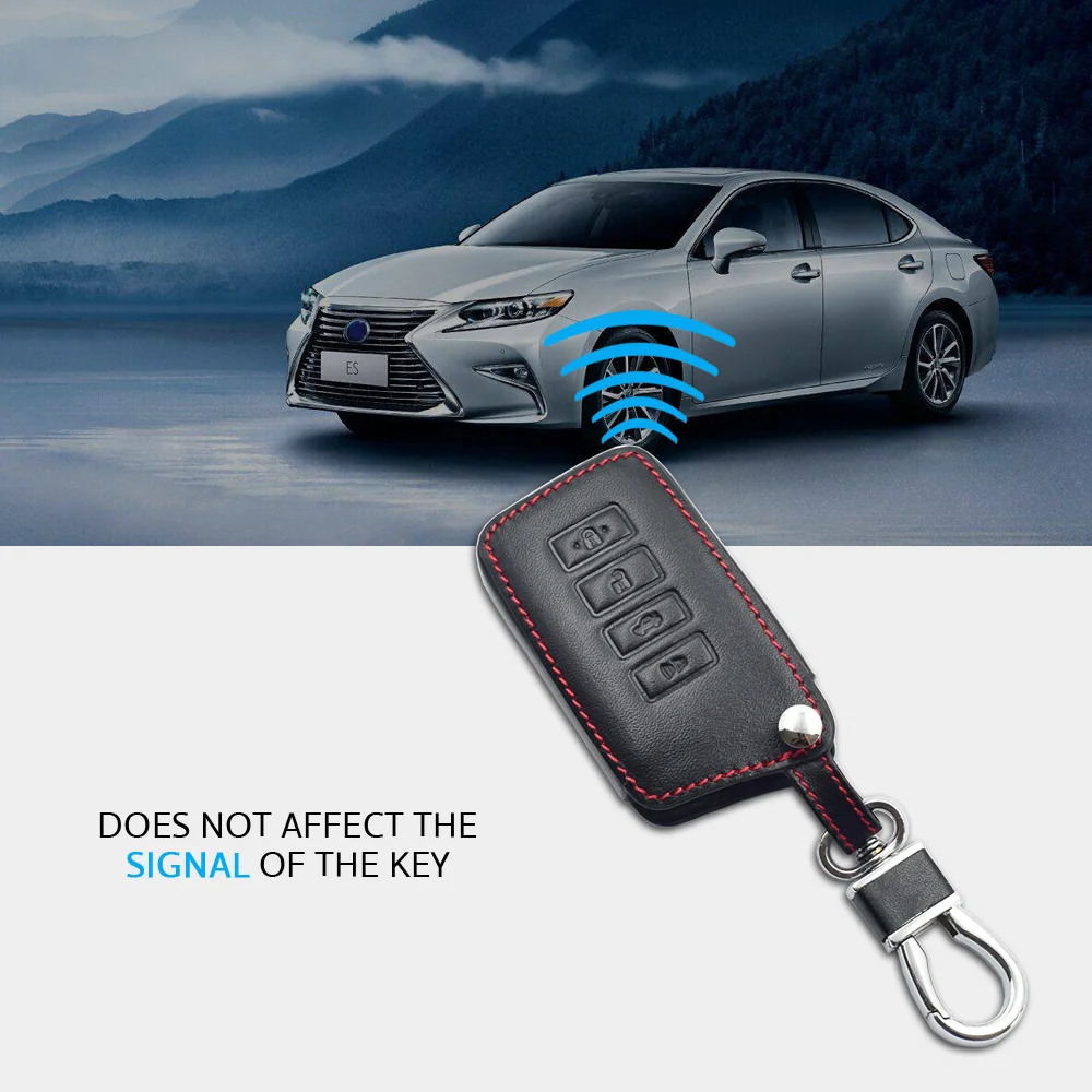 Кожаный чехол для автомобильных ключей Lexus ES350 ES300h GS350 IS200T IS350 LX570 NX200 NX300 NX300h RC200t RX350