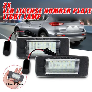 

LED License Plate Light For Opel Astra J Sports Tourer Zafira Exterior 2pcs Auto