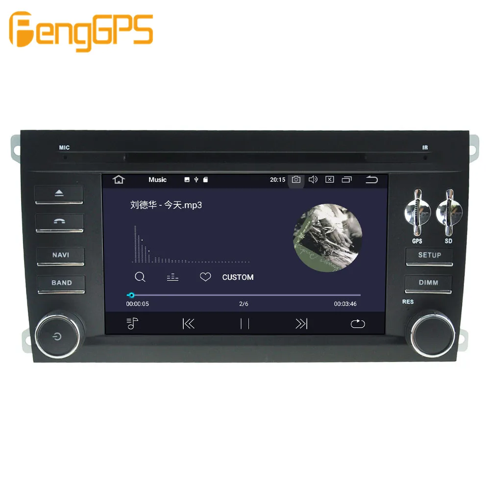 Android 9,0 4+ 64 Гб Встроенный DSP Автомобильный мультимедийный dvd-плеер gps радио для Porsche Cayenne 2003-2010 Cayenne S GTS gps навигация