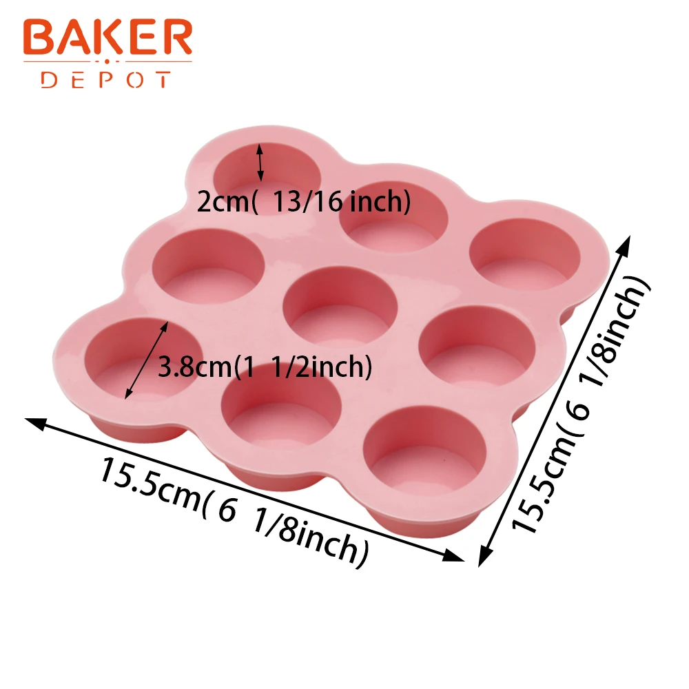 BAKER DEPOT dome силиконовая форма для торта, кондитерских изделий, большой круглый инструмент для украшения торта, форма для хлеба, пудинга, сделай сам, мыло ручной работы, смола - Цвет: CDY-308