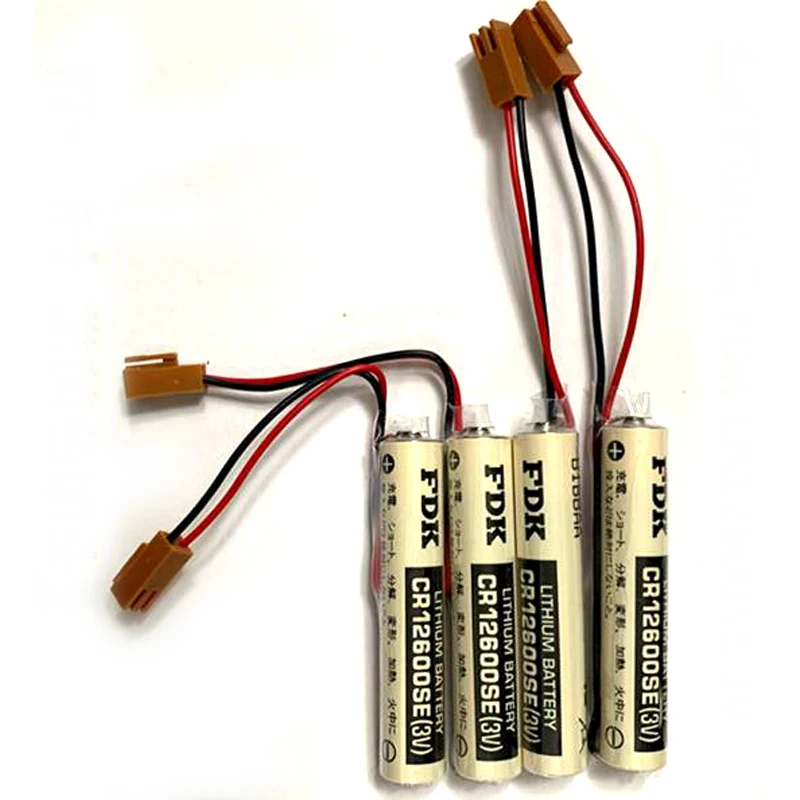 4 шт. оригинальный FUJI FDK Sanyo CR12600SE(3 В) CR12600SE CR12600 CR2NP 3 в 1600 мАч лазерный FANUC PLC