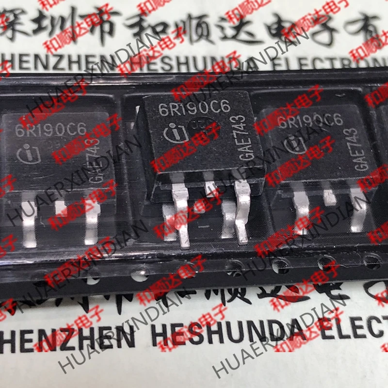 5 шт., новые оригинальные кнопки IPB60R190C6 6R190C6-263 650V 59A на
