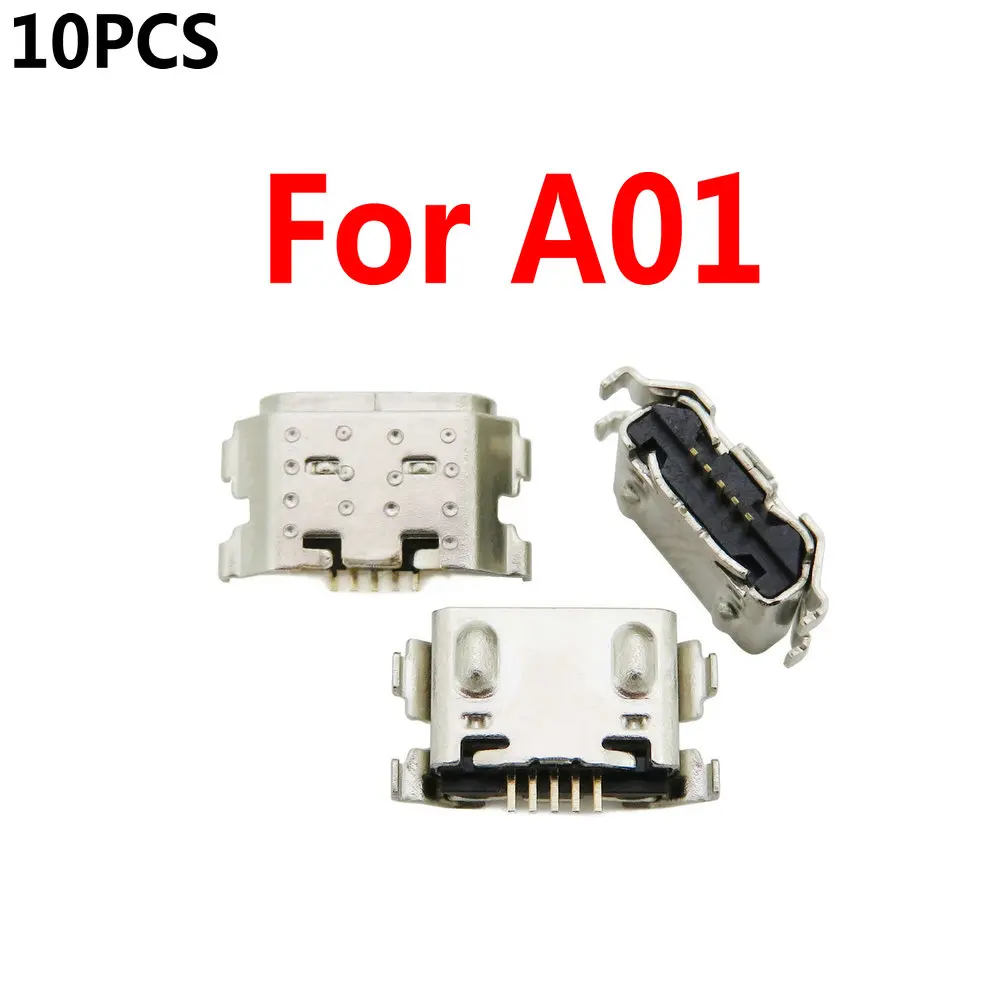 10 шт. новый разъем Micro USB для зарядки Samsung Galaxy A01 A015 A015F | Мобильные телефоны и