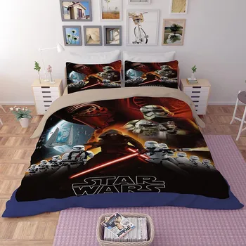 

Disney Star Wars Black Warrior Printing Kids Bedding Set Bedclothes Baby Boys Children Duvet Cover Bed Linen Twin Birthday Gift