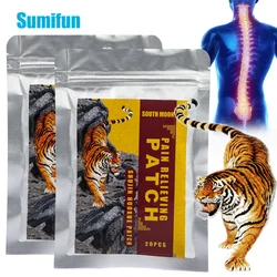 20Pcs/bag Tiger Balm Pain Relief Patch Rheumatoid Arthritis Medical Plaster For Back Knee Joints Pain Killer Analgesic Sticker