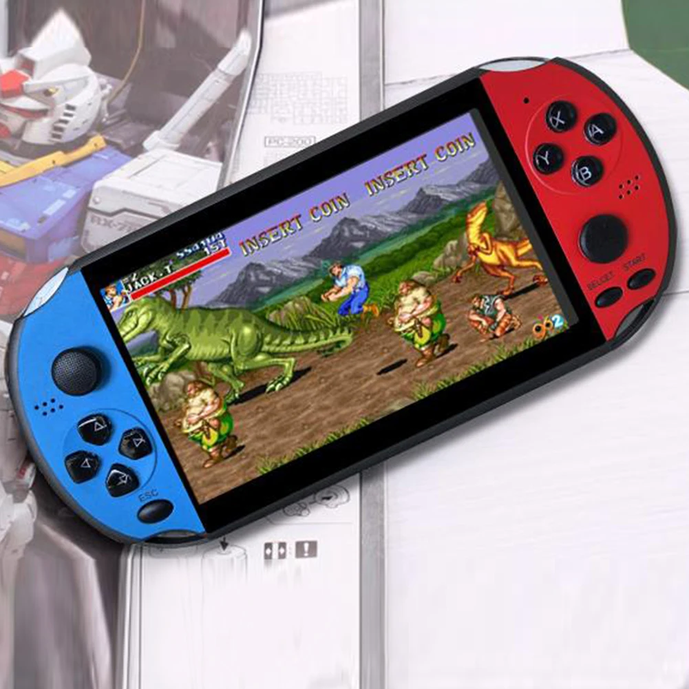 

5.1 Inch Screen Video PSP Handheld Game Console Classic TV Connection Portable Family Fun USB Kids Support TF Card