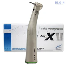 Низкоскоростной наконечник с угловым наконечником 4:1 с оптоволоконным внутренним распылителем воды зеленое кольцо стоматологический наконечник