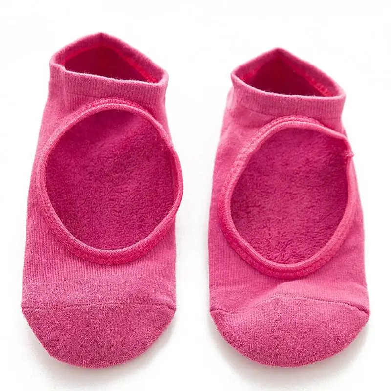 Горячая Распродажа спортивные носки нежный дизайн женские нескользящие носки для йоги Пилатес фитнес спортзал спортивные дышащие про хлопковые носки