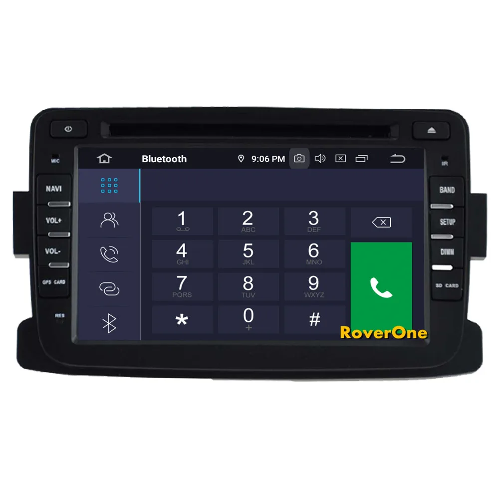 Cheap RoverOne For Renault Duster Logan Dacia Dokker Android 9.0 4G+64G Autoradio Bluetooth GPS DVD Stereo Media Multimedia System 8