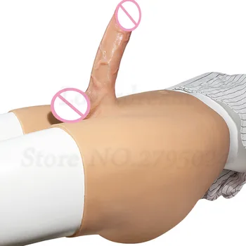 Super Soft Realistic Dildo Wear Pants Sex Toys Woman Masturbation Lesbian Anal Plug Strapon Device Real Penis G Spot Stimulator 2